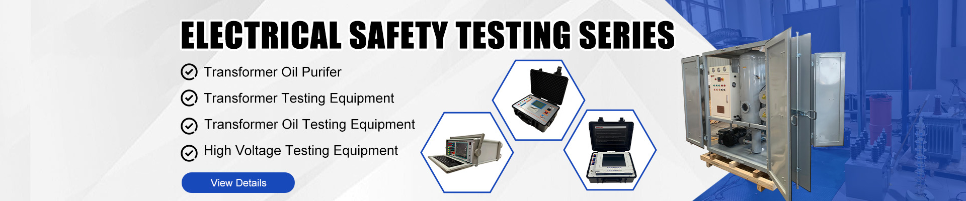 Electrical Testing Equipment for Transformer, GIS, Transformer Oil, High Voltage Testing