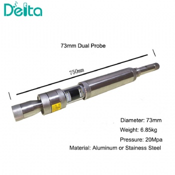 73mm Diameter 360 ° Rotating HD Dual Lens Camera For Water Well Detect