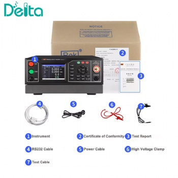 5kV 30mA AC Withstand Voltage Tester Insulation Tester Portable Hipot Tester